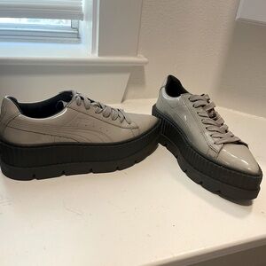 Puma x Fenty - platform patent leather shoes - size 6